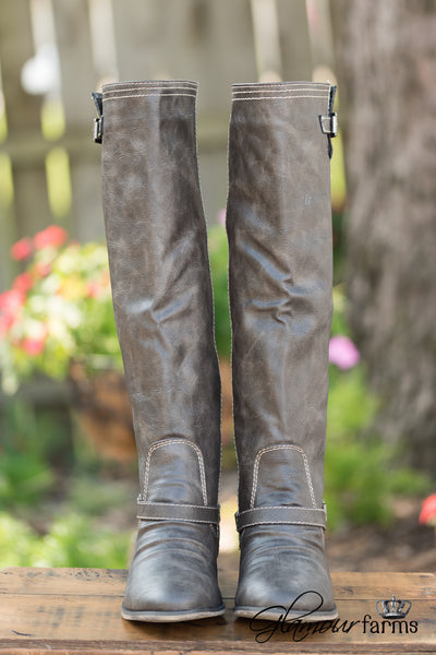 Sophia Boot - Dark Taupe
