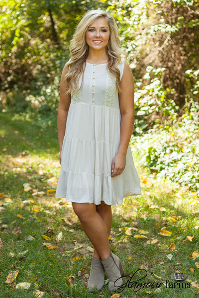 Southern Dreamer Dress - Natural