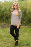 Aberdeen Striped Top - Ivory/Black