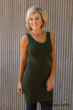 Ahh-Mazing Tank Long Shaper - Deep Olive