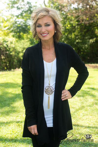 Aubrina Cardigan - Black