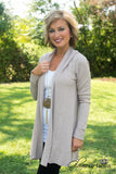 *1 LEFT - MED/LRG* Aubrina Cardigan - Oatmeal