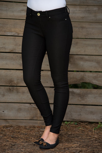 Ava Hyper Stretch Skinny - Black