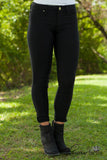 Ava Hyper Fleece Skinny - Black