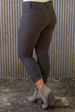 Ava Missy Hyper Stretch Skinny - Charcoal
