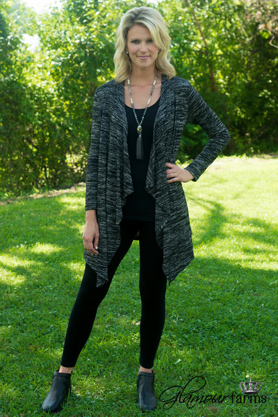 Bayside Breeze Cardigan - Black