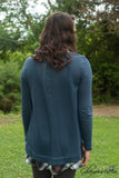 Beechwood Button Top - Navy