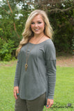 Before The Chill Top - Heather Charcoal