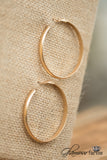 Bennet Hoop Earrings - Satin Gold