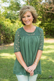 Briley Lane Top - Olive Green