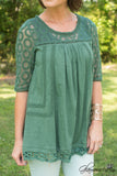 Briley Lane Top - Olive Green