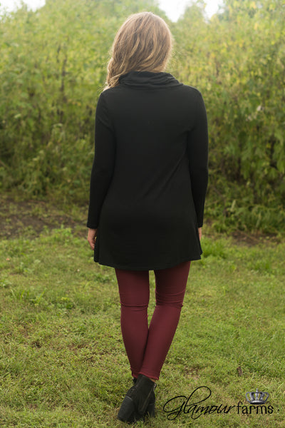 Brisk Days Top/Tunic - Black