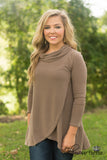 Brisk Days Top/Tunic - Mocha