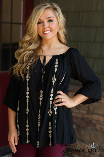 Broken Arrow Top - Black