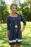 Camelot Lace Tunic/Dress - Navy