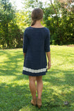 Camelot Lace Tunic/Dress - Navy
