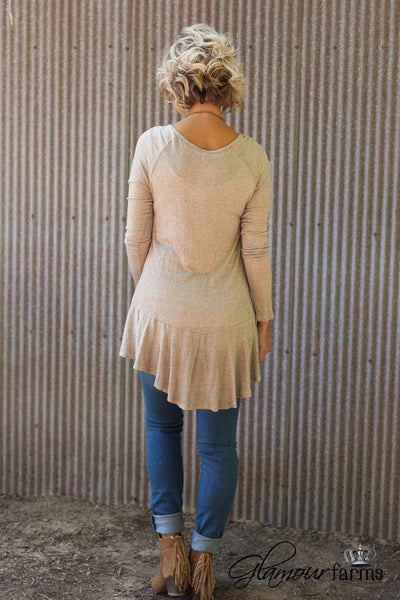 Carolina Moon Top - Taupe