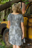 Carson Water Color Tunic/Dress - Gray