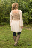 Catalina Lace Cardigan - Taupe