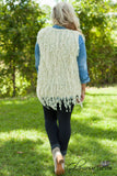 Curvy| Central Park Vest - Ivory