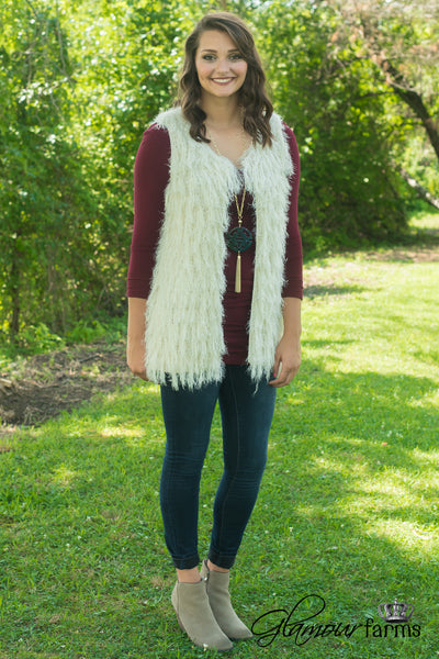 Central Park Vest - Ivory