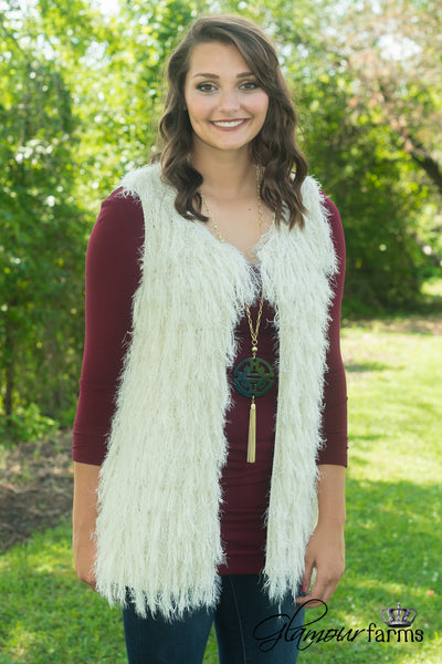 Central Park Vest - Ivory