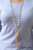 Chances Are Tassel Necklace - Light Brown