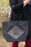 Chic Shopper Handbag - Black