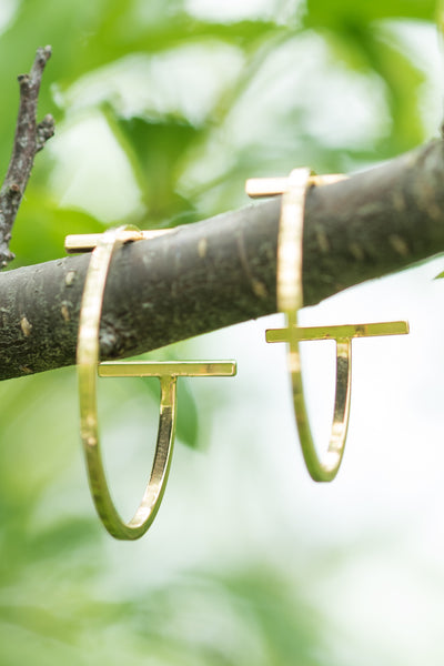 Claudia Hoop Earring - Gold