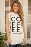 Coffee Tee/Tunic - Heather Gray
