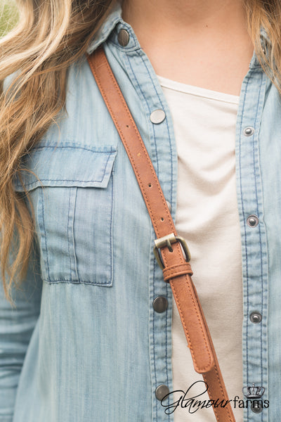 Cumberland Saddlebag Crossbody - Brown