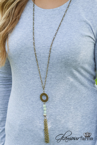 Drop Dead Gorgeous Necklace - Worn Gold