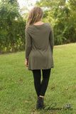 Ease Into It Tunic - Olive
