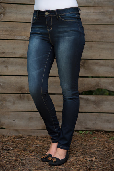 Elizabeth Skinny Jean - Dark Wash