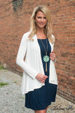 Evening Breeze Cardigan - Ivory