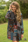 Fleetwood Floral Tunic/Dress - Black/Multi
