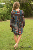 Fleetwood Floral Tunic/Dress - Black/Multi