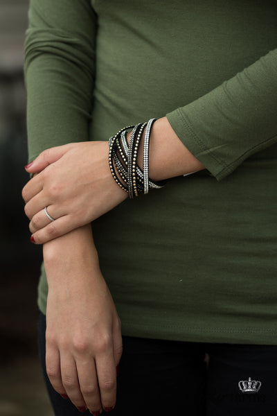 Fort Worth Wrap Bracelet - Black