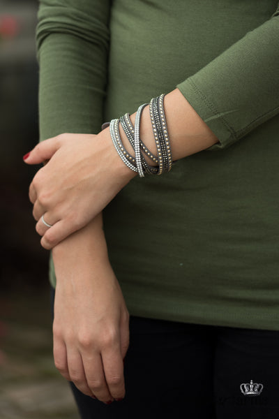 Fort Worth Wrap Bracelet - Gray