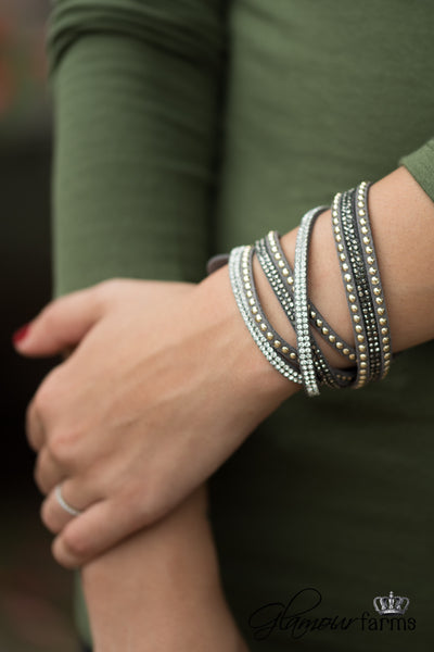 Fort Worth Wrap Bracelet - Gray