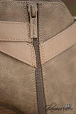 Gail Belted Ankle Bootie - Beige