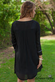 Geneva Tunic/Dress - Black