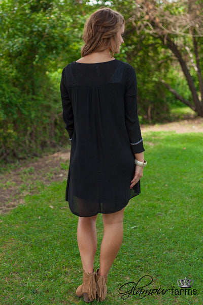 Geneva Tunic/Dress - Black