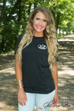 Glamour Farms Logo Tee - Black