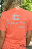 Glamour Farms Logo Tee - Coral