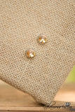 Gorgeous Glimmer Earrings - Light Topaz/Rhodium