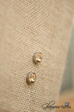 Gorgeous Glimmer Earrings - Light Topaz/Rhodium
