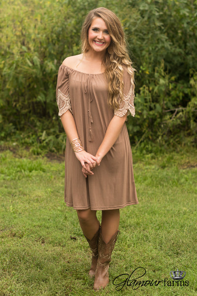 Gracelyn Dress - Mocha