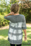 Gray Skies At Night Top/Tunic - Dark Gray