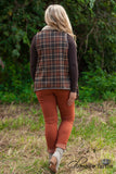 Great Falls Plaid Vest - Brown/Multi